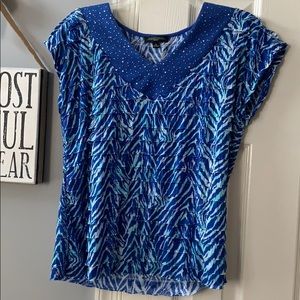 Notations short sleeve top